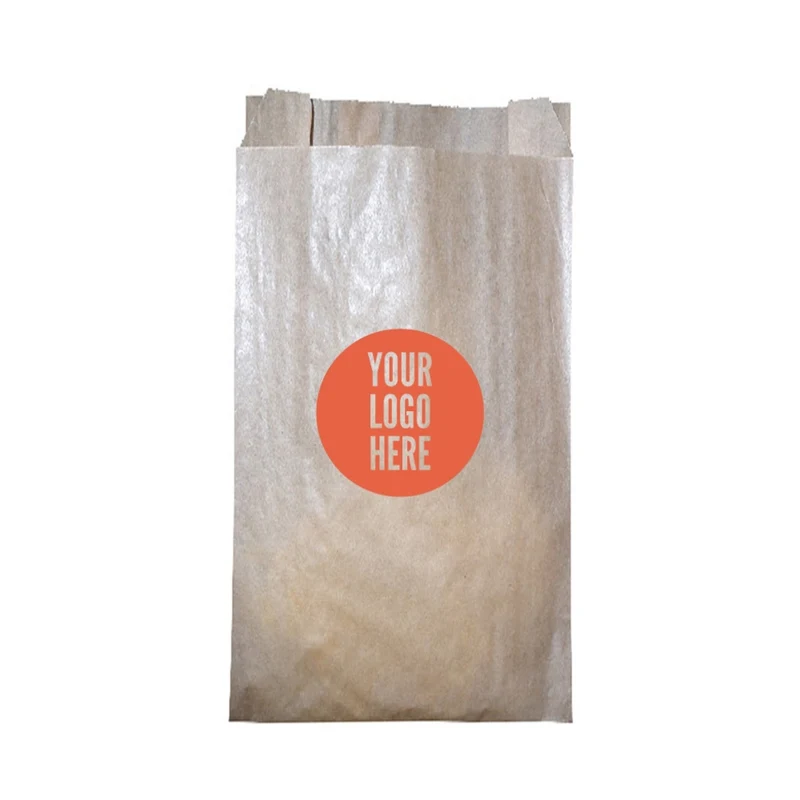 Sac croissant kraft grand format 170+35+35x360 mm - 35 g/m²