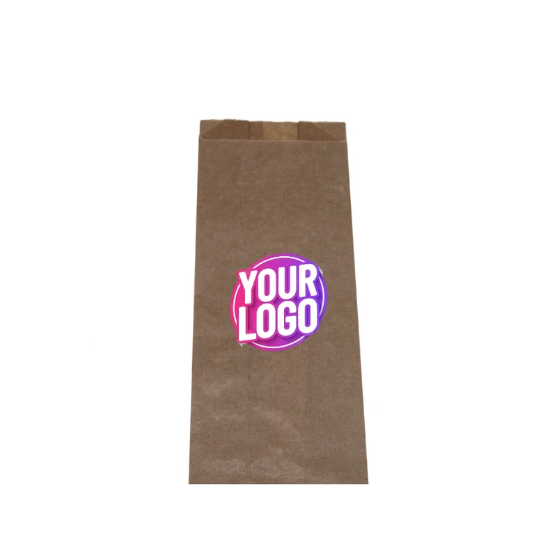 Sac sandwich kraft brun 100+55x350 mm - 35 g/m²