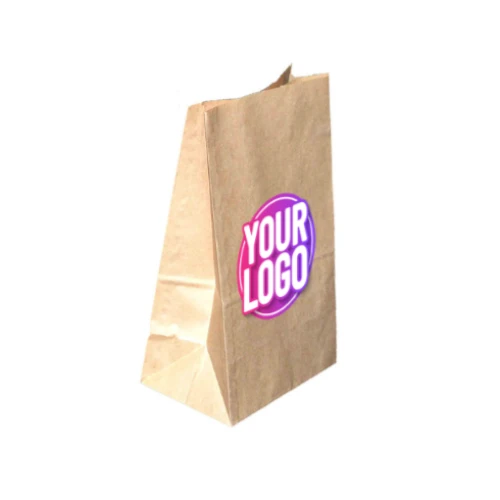Sac kraft SOS personnalisé 14+9x26cm (1000+ unités)