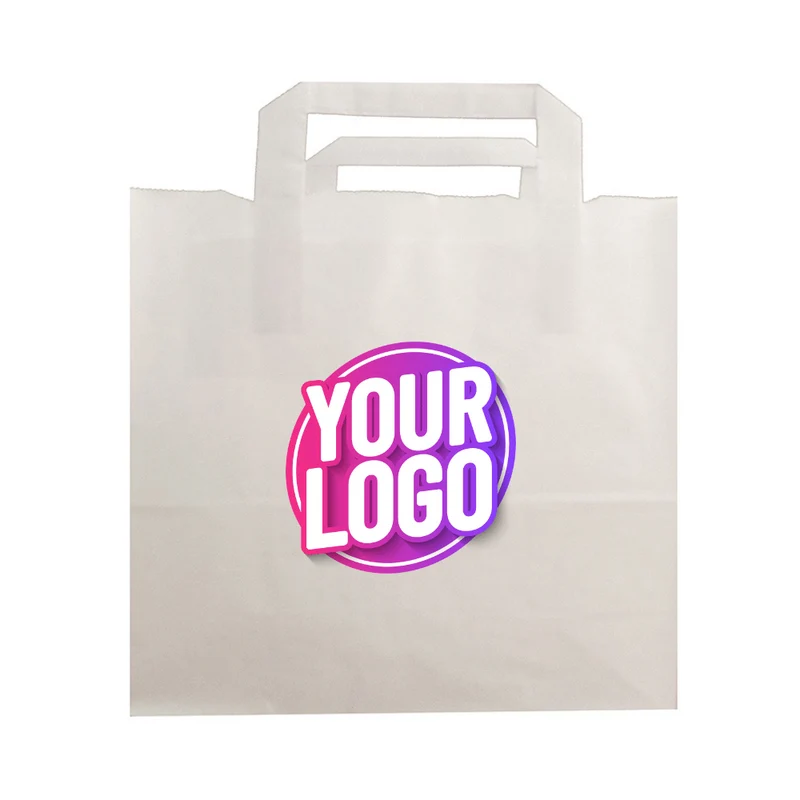 Sac kraft personnalisé 22+10x29 cm (250+ unités)