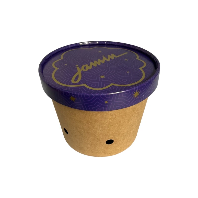 Couvercle personnalisé ⌀ 115 mm pour pots en carton personnalisés
