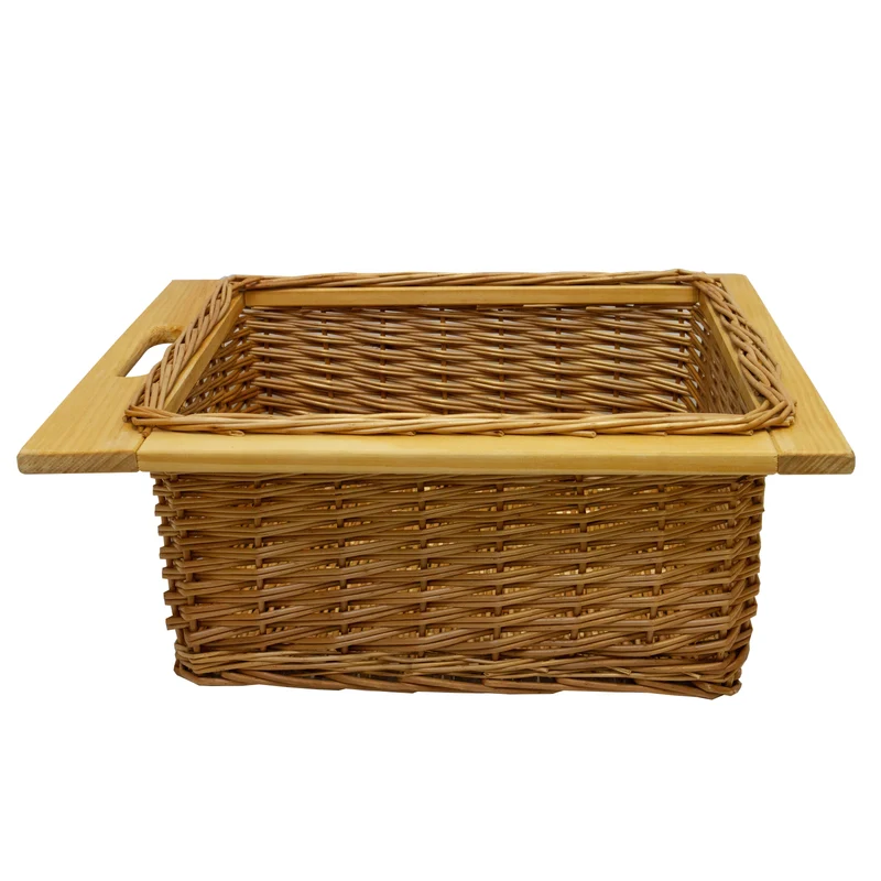 Panier Coulissant en Pin 500 mm