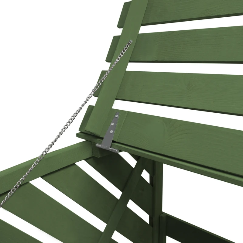 Cache-Poubelle Double en Bois Vert