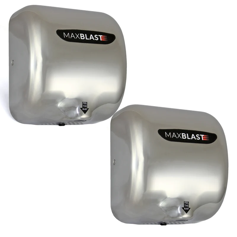 MAXBLAST Lot de 2 Sèches-Mains Automatiques avec Filtre HEPA
