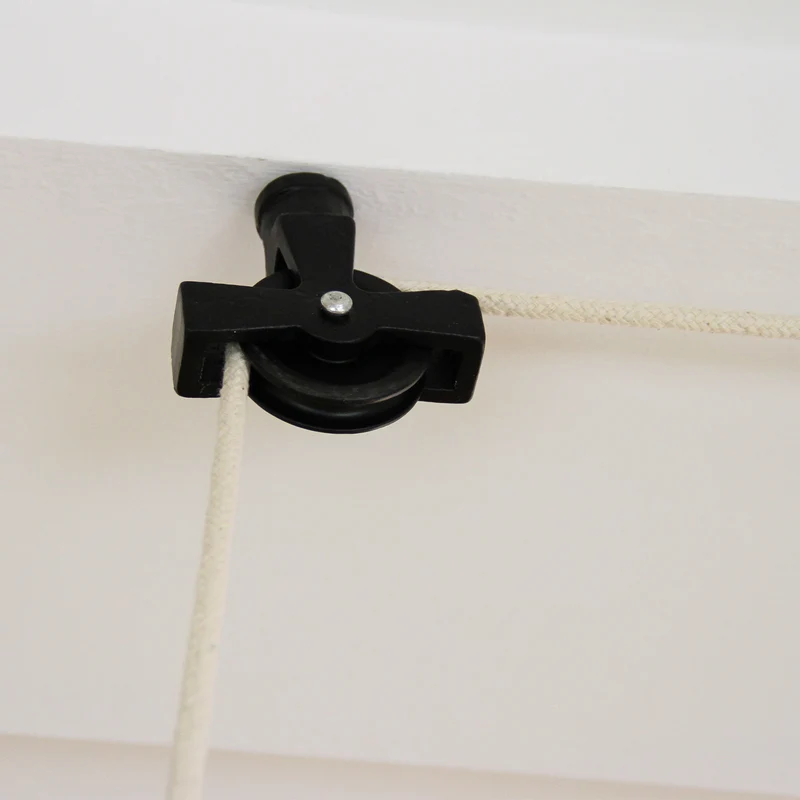 Étendoir à Linge Suspendu de 1,8 m - Noir