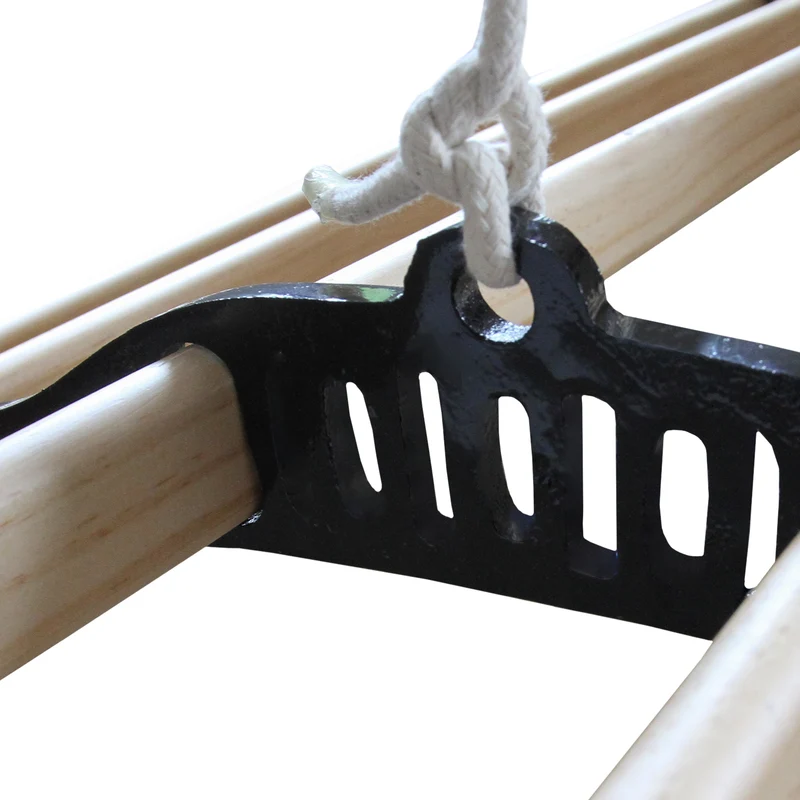 Étendoir à Linge Suspendu de 1,5 m - Noir