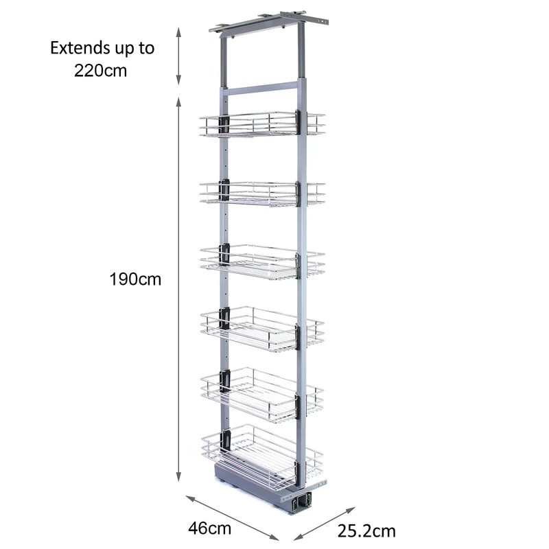 KuKoo Garde-Manger Coulissant - 190 à 220 cm