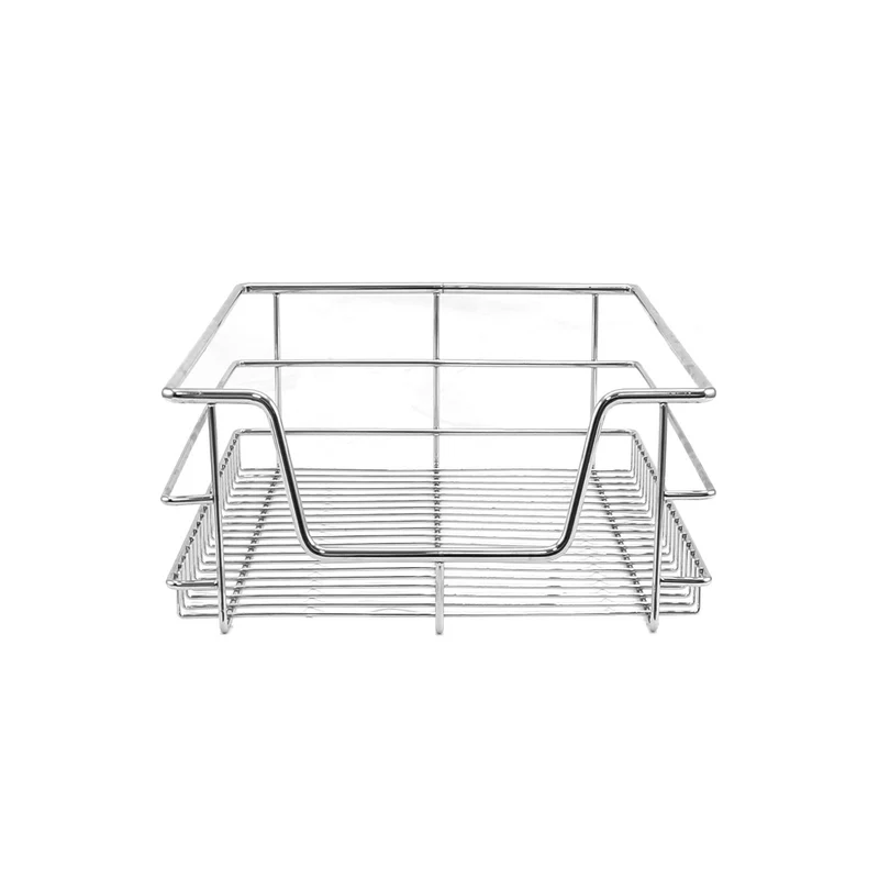 KuKoo Lot de 6 Paniers Coulissants Pour Placard de Cuisine - 40 cm