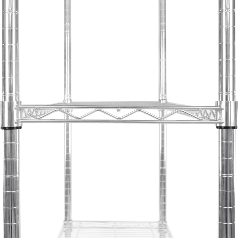 KuKoo Étagère en Fil d'Acier 45 cm x 90 cm x 180 cm