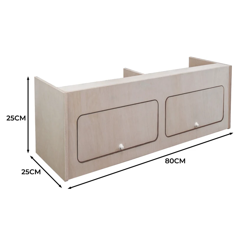 Armoire de Rangement pour Camping-Car – 80 x 25 x 25 cm