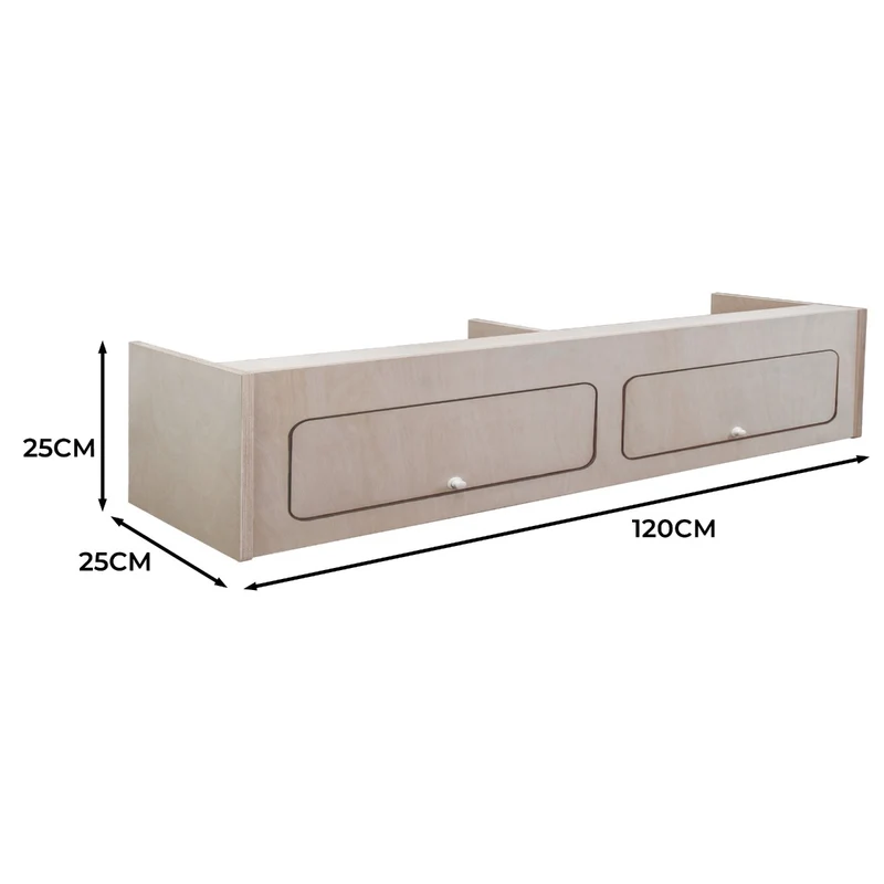 Armoire de Rangement pour Camping-Car – 120 x 25 x 25 cm