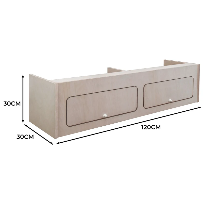 Armoire de Rangement pour Camping-Car – 120 x 30 x 30 cm