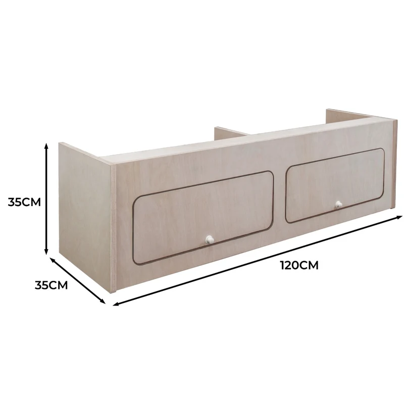 Armoire de Rangement pour Camping-Car – 120 x 35 x 35 cm