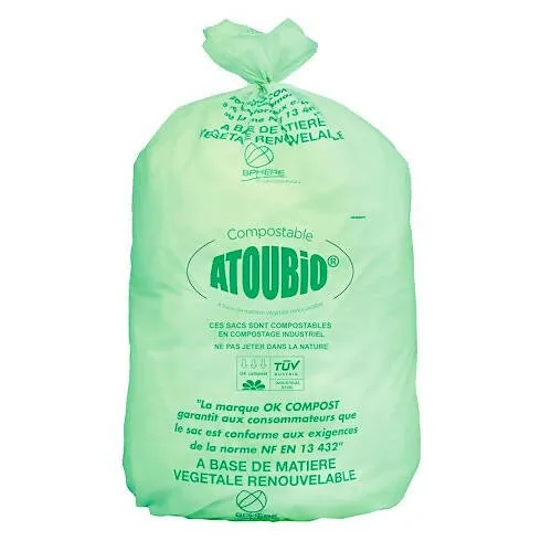 SAC POUBELLE COMPOSTABLE 125L (150 UNITES)