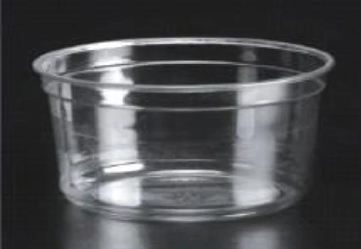 Pots plastiques transparents traiteurs/épiceries 11,7 x 9,9 x 6,1 cm (500 unités)