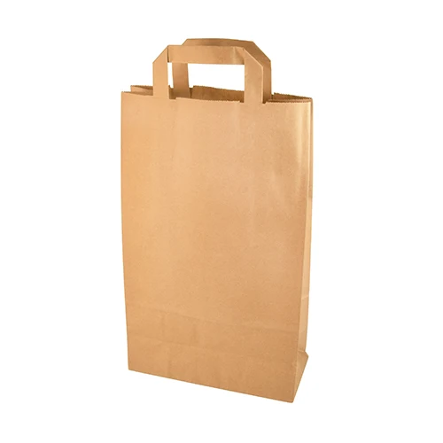 Sacs papier marron 36 cm x 22 cm x 10 cm avec poignée (400 unités)