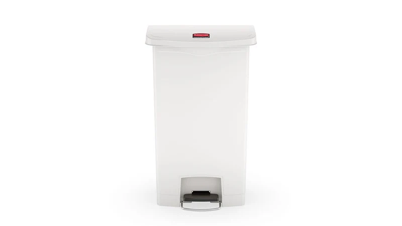 COLLECTEUR À PÉDALE SLIM JIM® 90 L BLANC