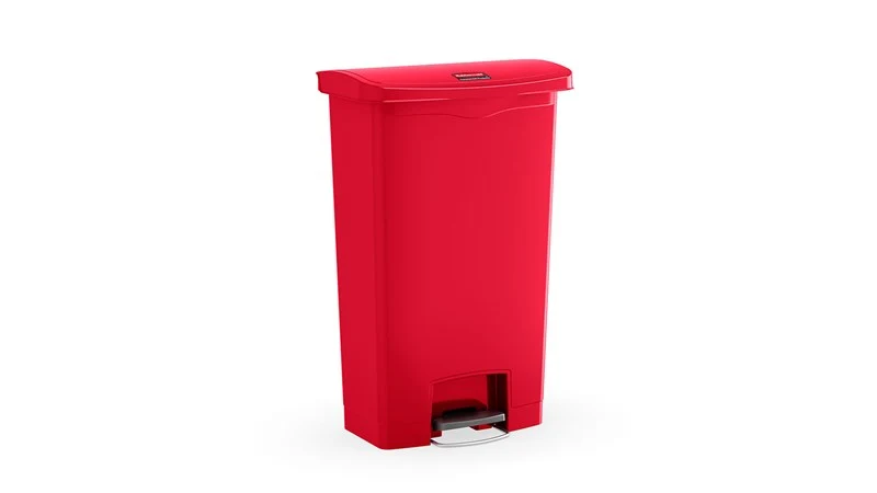 COLLECTEUR À PÉDALE SLIM JIM® 90 L ROUGE