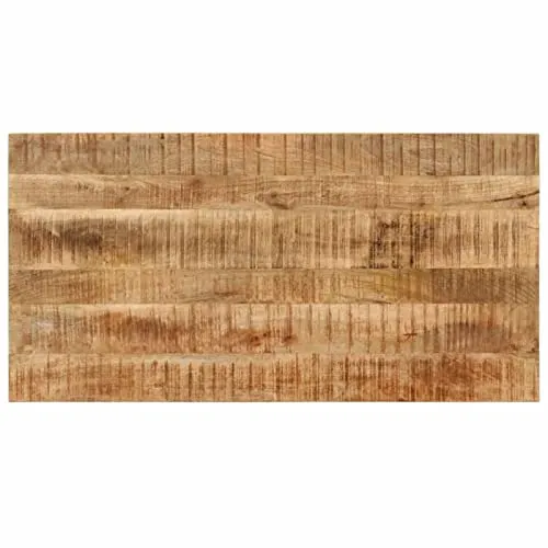 Gecheer Table à dîner 110x55x76 cm Bois de manguier Massif, Table de Cuisine Table à Dîner pour Salon à Manger, Café, Bistrot, Meubles de Maison
