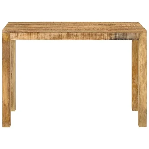 Gecheer Table à dîner 110x55x76 cm Bois de manguier Massif, Table de Cuisine Table à Dîner pour Salon à Manger, Café, Bistrot, Meubles de Maison