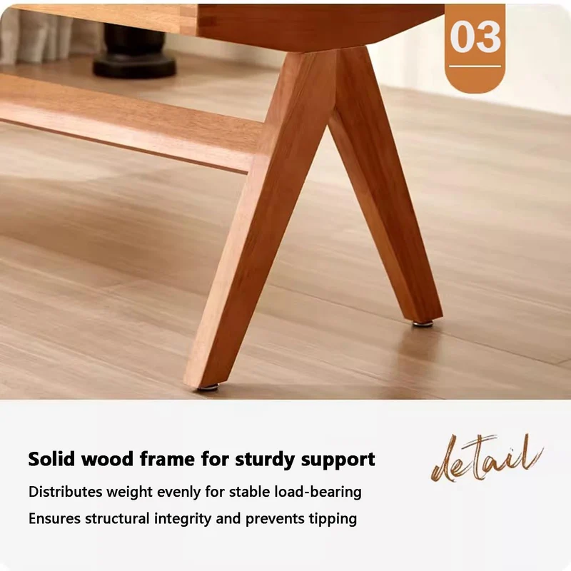 EYUIOPLM Banc d'entrée Rustique en chêne, Long Banc en Bois for Salon, Salle à Manger, Bout de lit,à Chaussures d'entrée d'intérieur de Style Ferme(Cherry Wood Finish,86cm)