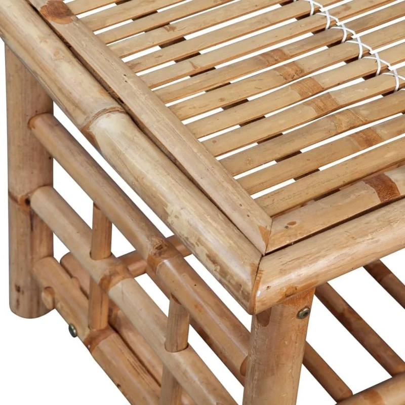 vidaXL Mobilier de Jardin 12 pcs Bambou Salle à Manger Extérieur Salon Jardin