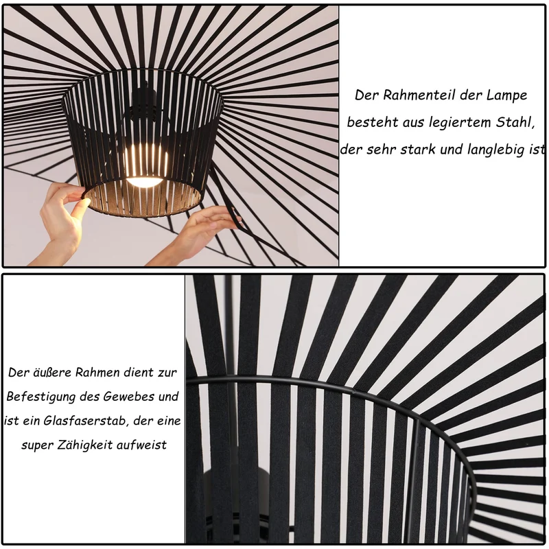 CHNB Lustre Vertigo Suspension, RéTro Suspension Luminaire Lustres Postuler à Salon Cuisine Chambre Luminaires IntéRieur, Lampe LED E27 Max 40W (120 CM)