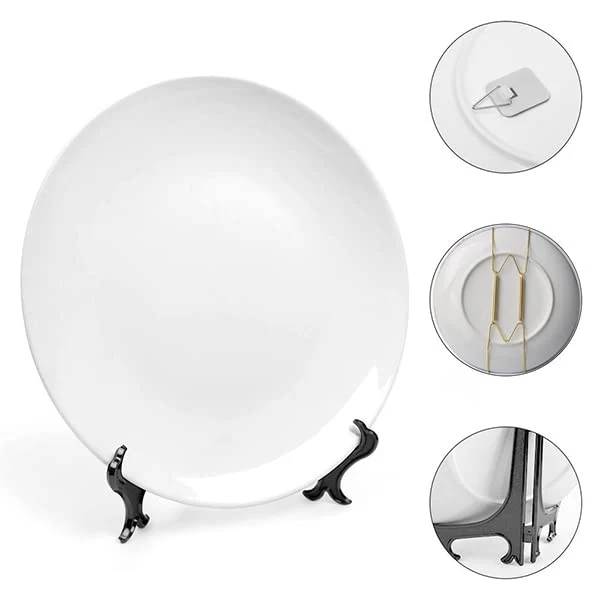 Assiette Lina Cavalieri, Assiette Décorative Murale, Décoration Murale Mysterious Face Plate, Y Compris Support Et Crochet À Ressort Spécial,style-23,10inch