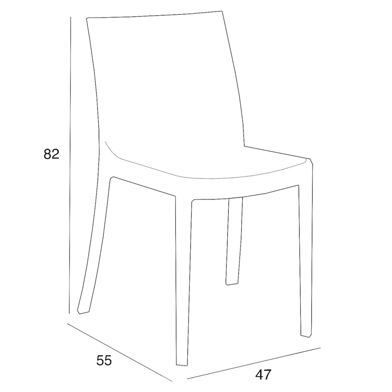 BICA s.p.a. (BCA) - Matrix Chaise S/B Blanche 352, BCA156