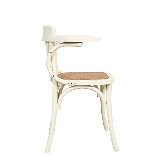 Biscottini Chaise Salle a Manger Bois 77x42x45 cm - Chaise rotin Salle à Manger et Chaise de Cuisine - Chaise bistrot Bois - Chaise Bois bistrot