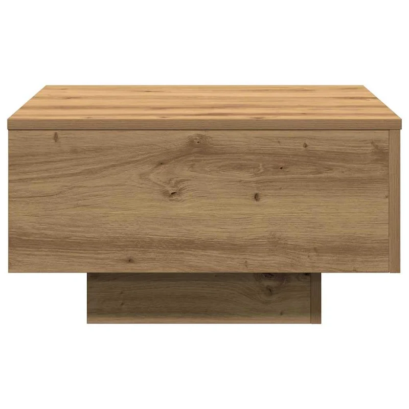 vidaXL Table Basse Chêne Artisanal 55 x 55 x 31 cm, Table de Salon, café Moderne, Fini Minimaliste, Surface Pratique pour Un Style Urbain