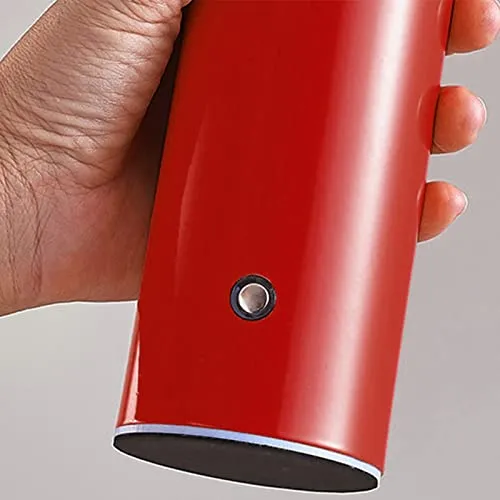 Beufee Lampe de table de champignons sans fil rechargeable, portable 3 couleurs étape sans étape lampe de champignon à côté de la lampe de bureau lampe de nuit (Rouge)