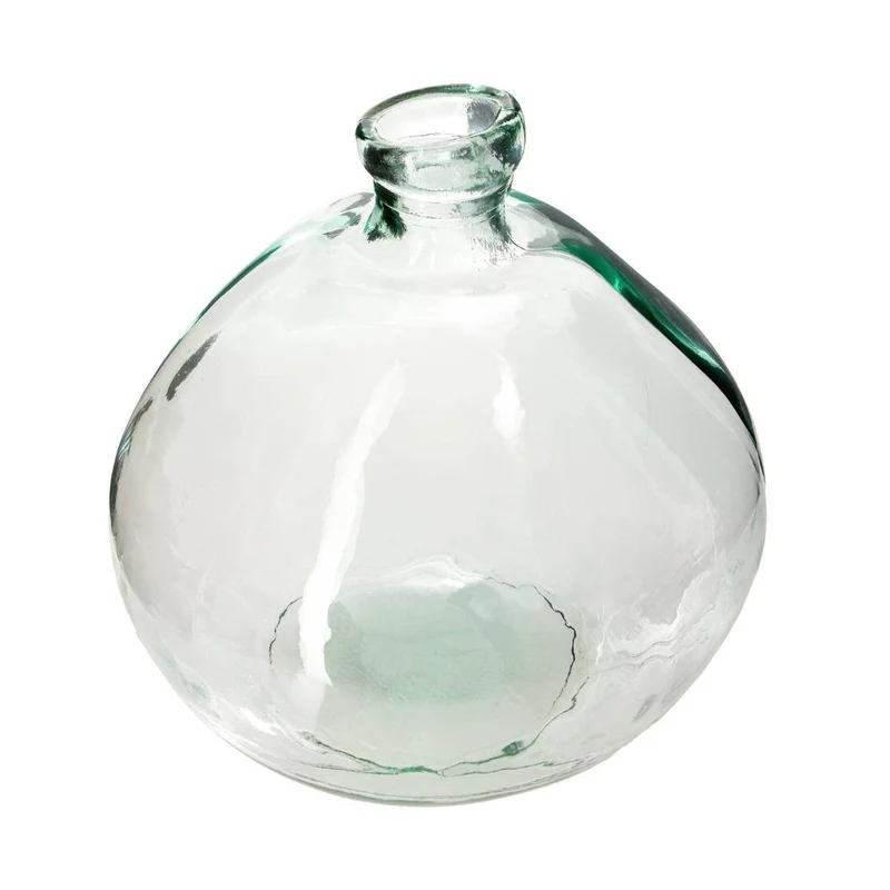 Atmosphera - Vase Dame Jeanne - Verre recyclé - Transparent D33 cm