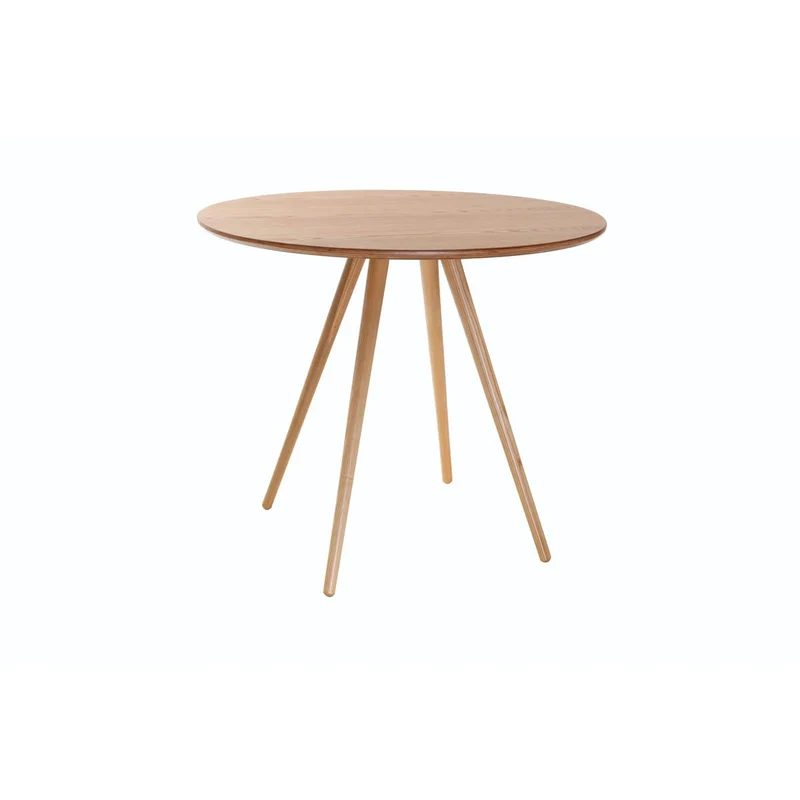 Miliboo Table à Manger Ronde Bois Clair D90 cm ARTIK