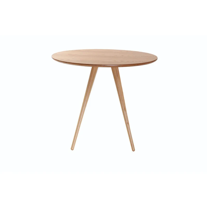 Miliboo Table à Manger Ronde Bois Clair D90 cm ARTIK