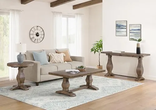 Martin Svensson Home Napa Table console avec couvercle rabattable Naturel