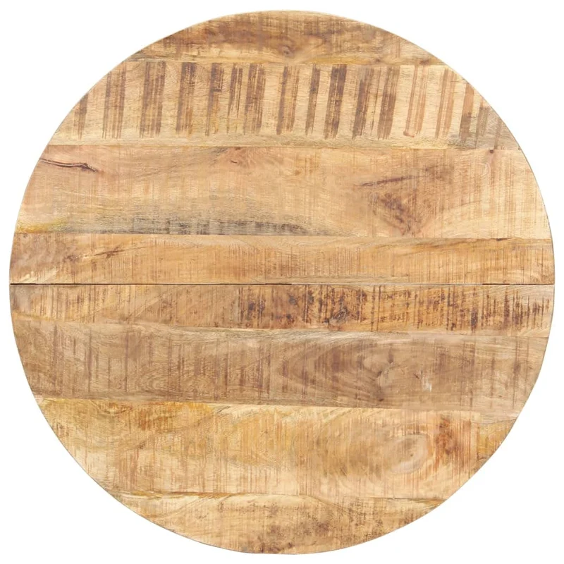 Table de salle à manger 80 cm Bois de manguier brut