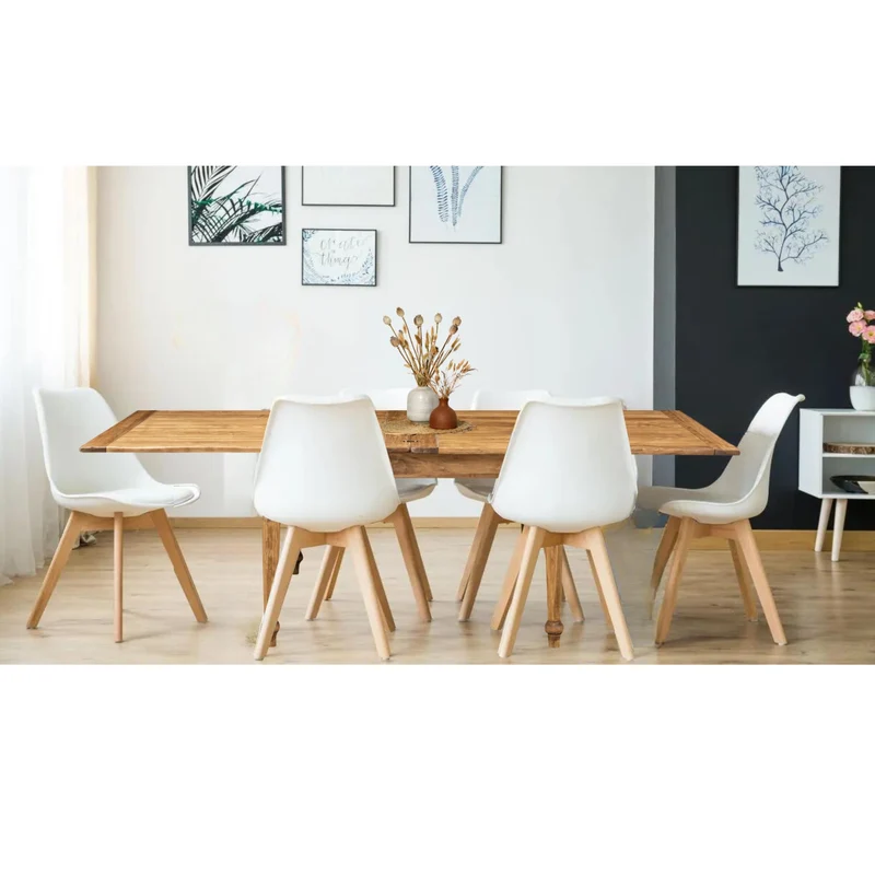 Biscottini Table Salle a Manger Extensible 120x120x80 cm Made in Italy | Table Cuisine | Table a Manger Extensible | Table Extensible Style Country