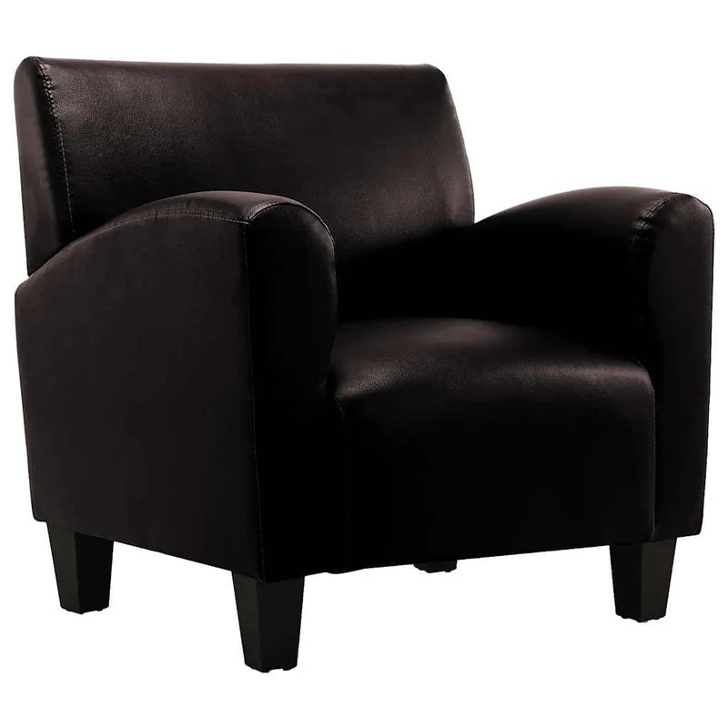 vidaXL Fauteuil en Cuir PU Brun foncé