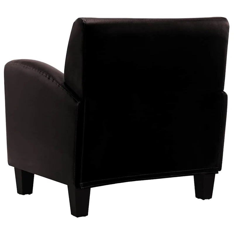 vidaXL Fauteuil en Cuir PU Brun foncé