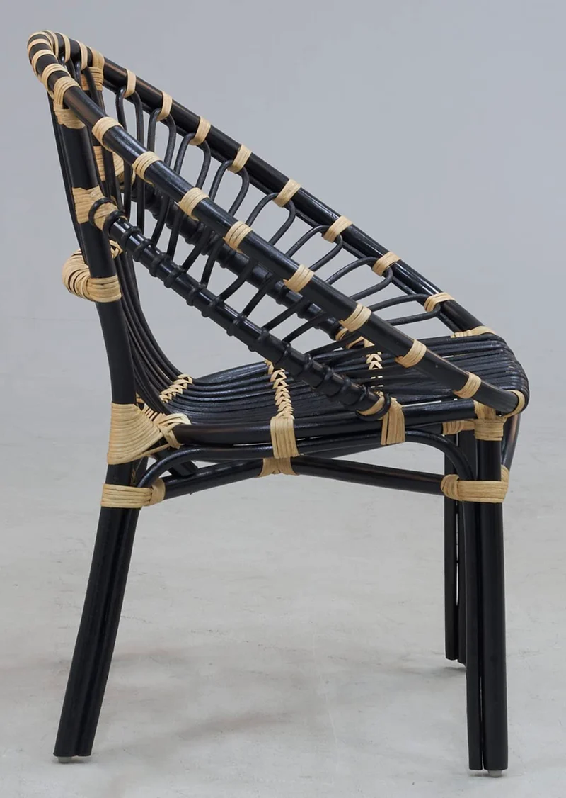 AUBRY GASPARD Fauteuil Rond en rotin Jazz
