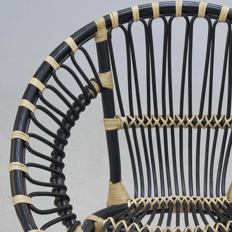 AUBRY GASPARD Fauteuil Rond en rotin Jazz