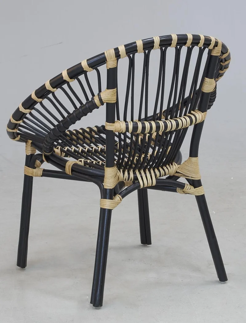 AUBRY GASPARD Fauteuil Rond en rotin Jazz