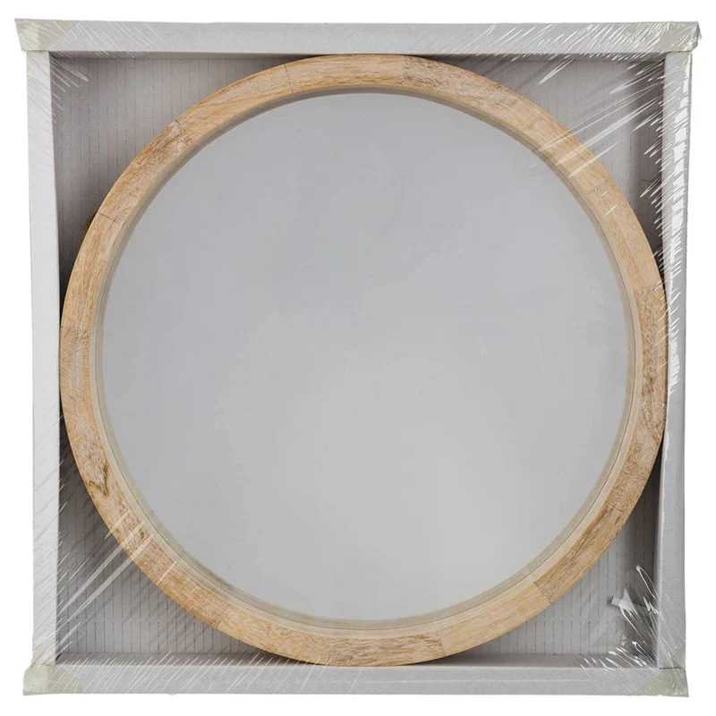 Atmosphera - Miroir en Bois D50 cm