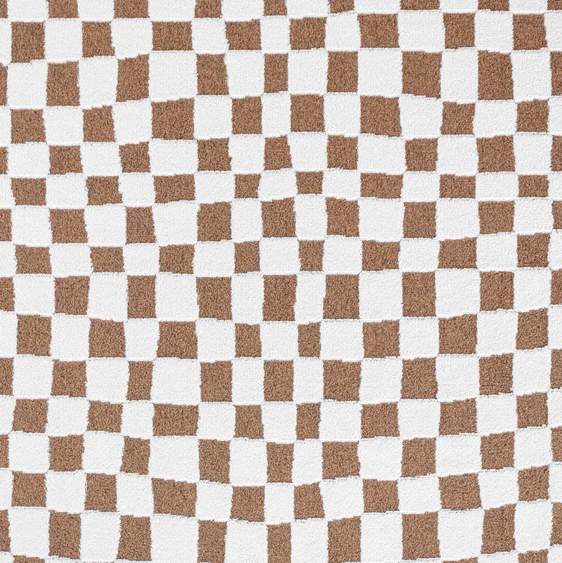 Livabliss Pula Tapis Géométrique Scandinave - Grand Tapis Salon, Salle à Manger, Chambre, Cuisine - Design Boheme Chic, Berbere Moderne, Poil Court 160x213 cm - Crème, Orange, Brun