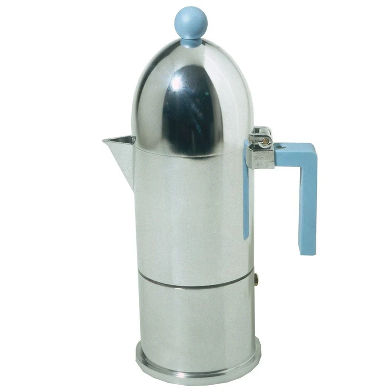 A di Alessi La Cupola A9095/6 AZ Cafetière à expresso 6 tasses Bleu