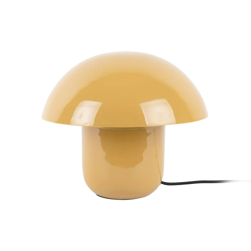 Leitmotiv [DL] Lampe de table Gros champignon Émail Miel Jaune -
