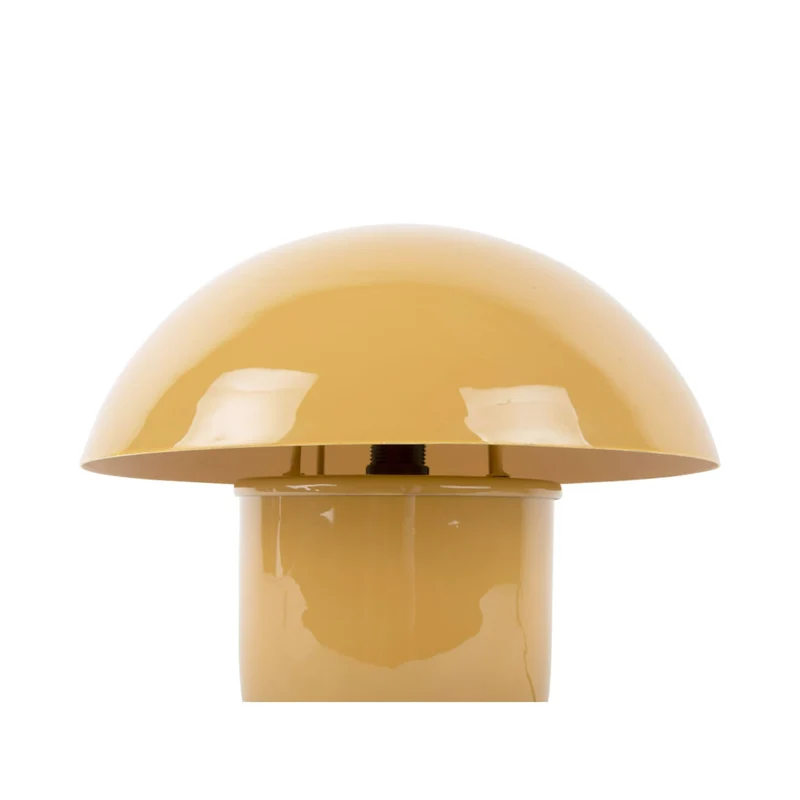 Leitmotiv [DL] Lampe de table Gros champignon Émail Miel Jaune -