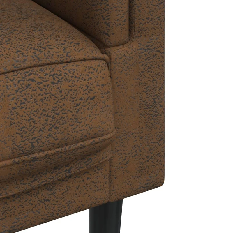 Fauteuil avec Coussin Marron Velours,Fauteuil Velours Confortable et Moderne pour Salon et Chambre Canapés et divans, Salon