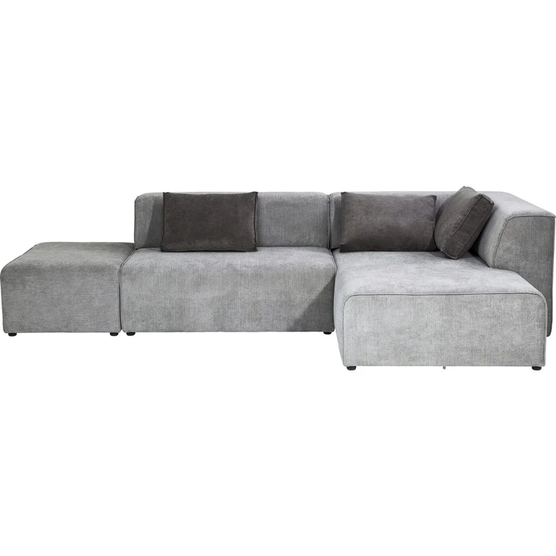 Kare Design Canapé d'angle Infinity Droite Gris